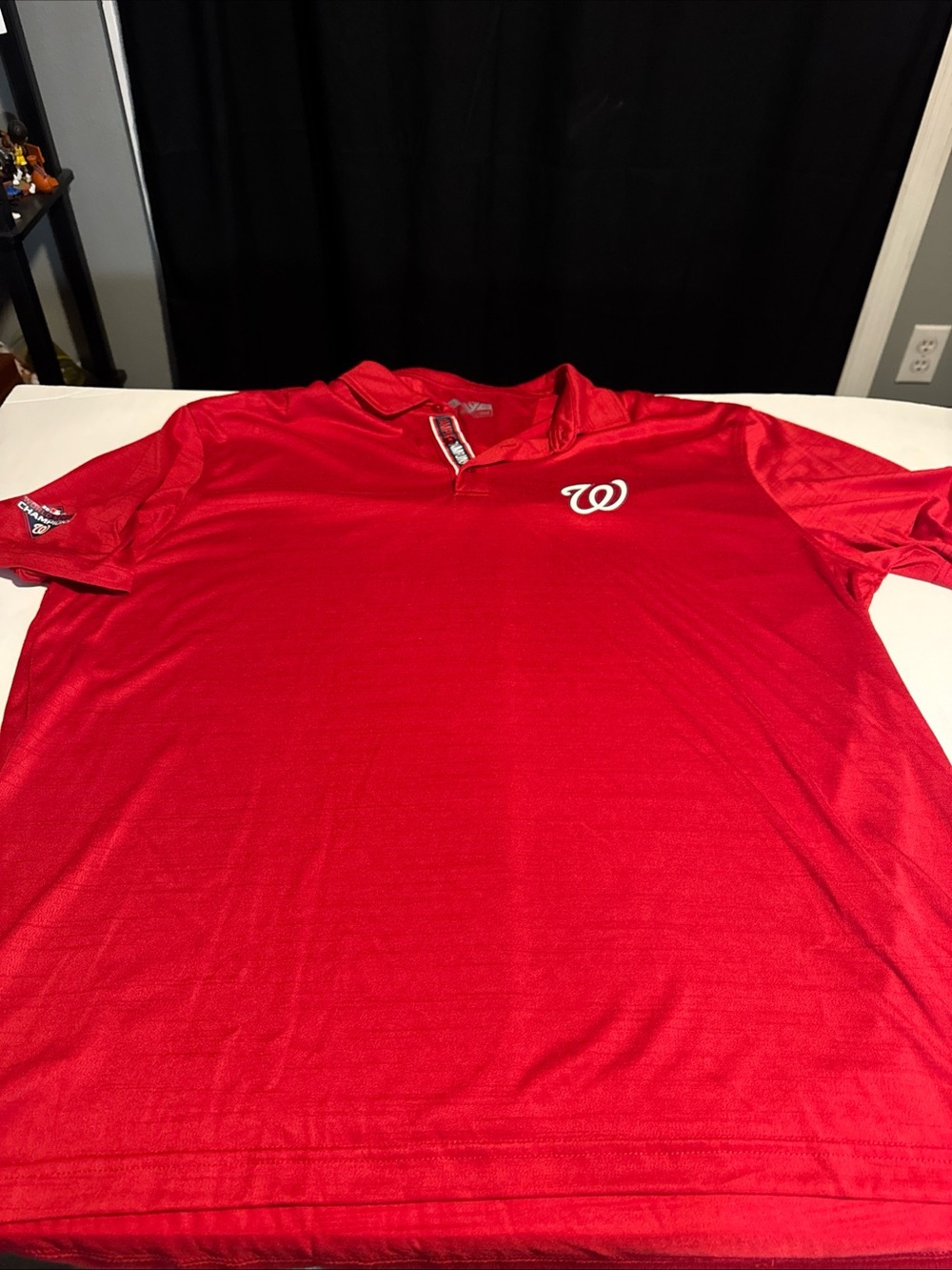 level wear washington nationals 2019 world series champions polo 2XL